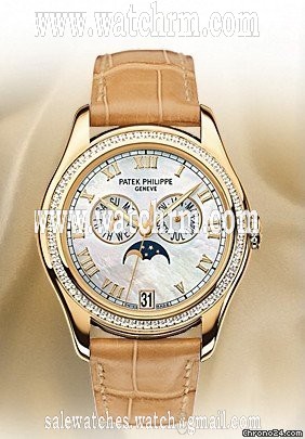 Patek Philippe 4936J ANNUAL CALENDAR MOONPHASE YELLOW GOLD w/ DIAMOND BEZEL
