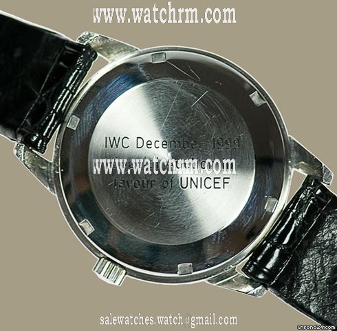 replica IWC - International Watch & Co. Ingenieur in Stahl Special Auction for Unicef WATCHES 1 