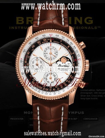 Breitling NAVITIMER MONTBRILLIANT OLYMPUS MOONPHASE ROSE GOLD - 500 PC
