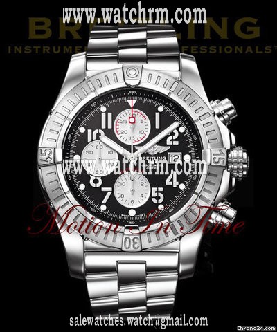 Breitling SUPER AVENGER STAINLESS STEEL 48.5mm PROFESSIONAL II BLACK