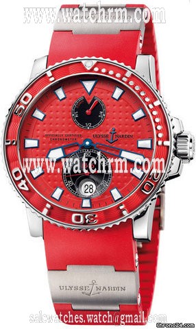 Ulysse Nardin Maxi Marine Diver ROT NEU incl MWST mit Box + Papieren