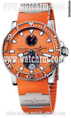 Ulysse Nardin Maxi Marine Diver Orange NEU incl MWST mit B & P