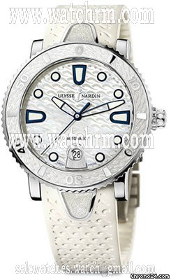 Ulysse Nardin Lady Diver White NEU incl MWST mit Box + Papieren