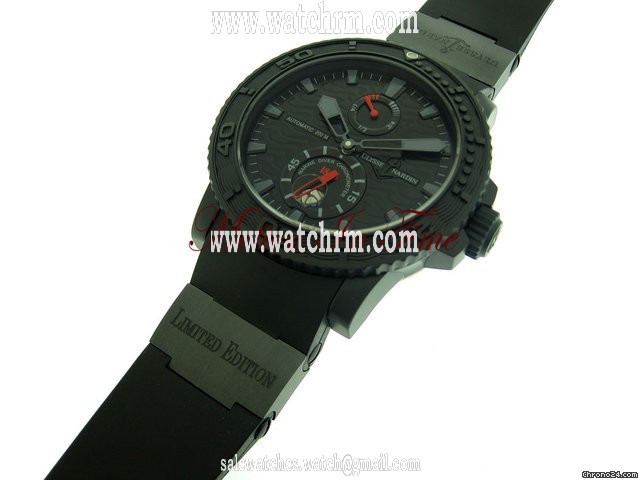 replica Ulysse Nardin BLACK OCEAN MAXI MARINE CHRONOMETER - DLC LIMITED 1846 PIECE WATCHES 1 