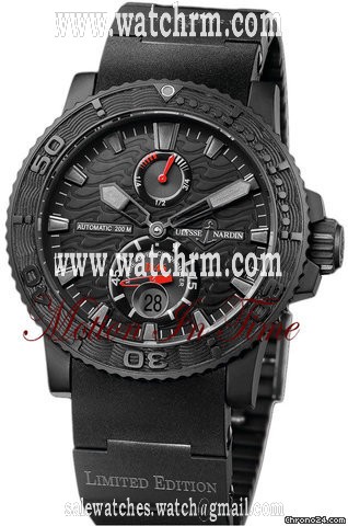 Ulysse Nardin BLACK OCEAN MAXI MARINE CHRONOMETER - DLC LIMITED 1846 PIECE