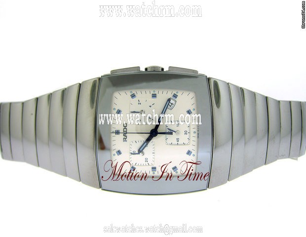 Rado SINTRA CERAMIC XL CHRONOGRAPH - SILVER  DIAL  2010
