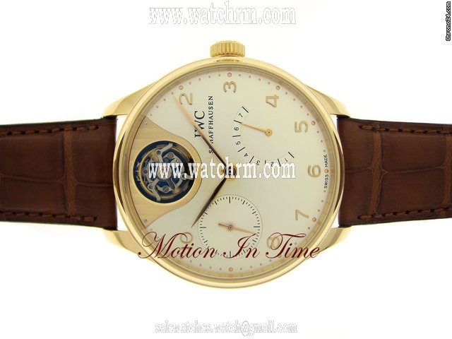 replica IWC PORTUGUESE TOURBILLON MYSTERE ROSE GOLD - LIMITED 250 PIECES WATCHES 1 