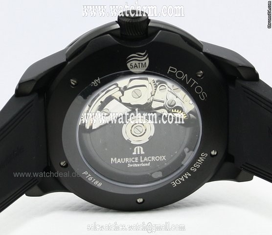 replica Maurice Lacroix Pontos Chronograph Full Black NEU incl MWST B+P WATCHES 1 