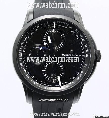 Maurice Lacroix Pontos Chronograph Full Black NEU incl MWST B+P