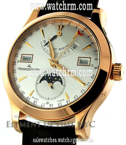Jaeger-LeCoultre Master Calendar Rose Gold On Strap 151.24.2 NIB