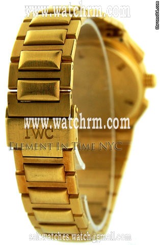 replica IWC Ingenieur Chrono Alarm 18kt Yellow On Bracelet Meca-Quartz WATCHES 1 