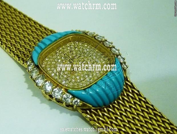 replica Patek Philippe VINTAGE 18K GOLD DIAMONDS LADIES WATCH WATCHES 1 