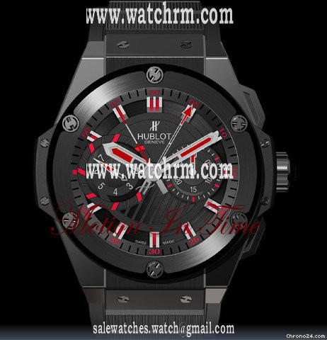 Hublot BIG BANG KING POWER BLACK MAGIC W/ RED FOUDROYANTE 48mm LTD