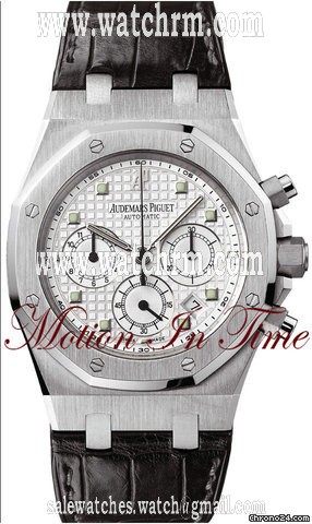 Audemars Piguet ROYAL OAK CHRONOGRAPH AUTOMATIC WHITE GOLD ~