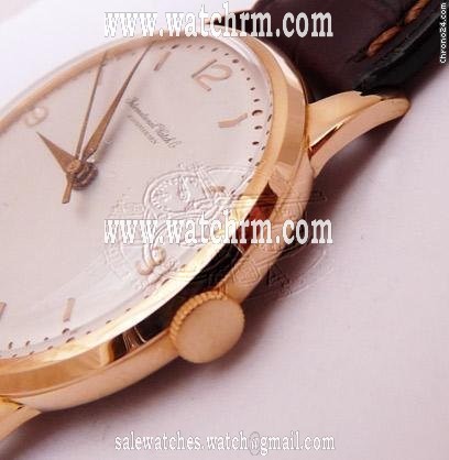 replica IWC VINTAGE 18K ROSE GOLD MECHANICAL MENS WATCH SWISS WATCHES 1 