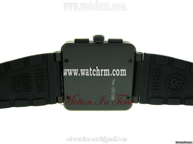 replica Bell & Ross CHRONOGRAPH 46mm BLACK PVD w/ YELLOW-LIMITED 500 PIECES 2010 WATCHES 1 