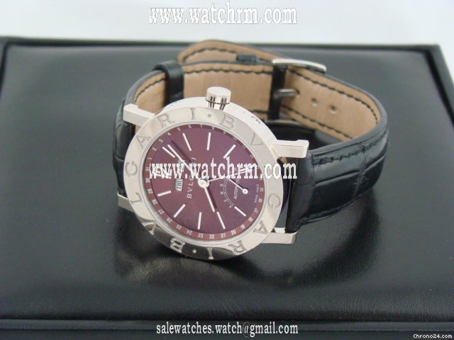replica Bulgari Retrogrado Oro Blanco 18K WATCHES 1 