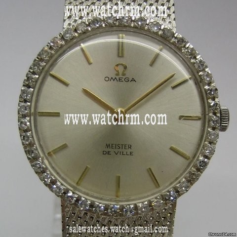 Omega De Ville Meister Handaufzug Wei gold