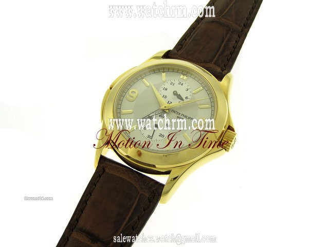 replica Patek Philippe RARE TRAVEL TIME YELLOW GOLD DUAL TIMEZONE WATCHES 1 