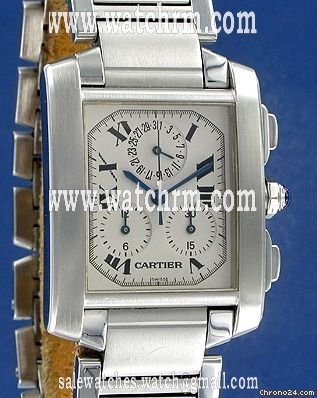Cartier Tank Francaise Chronoflex GM