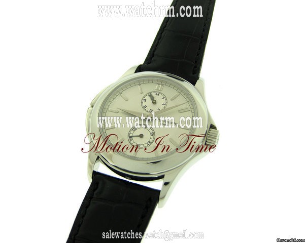 replica Patek Philippe RARE TRAVEL TIME PLATINUM DUAL TIMEZONE - NEW W/ OPEN PAPERS WATCHES 1 
