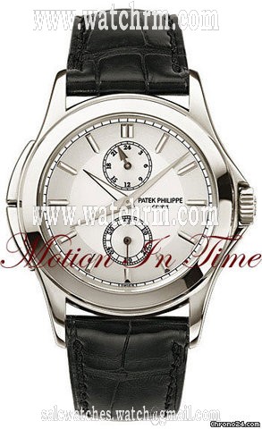 Patek Philippe RARE TRAVEL TIME PLATINUM DUAL TIMEZONE - NEW W/ OPEN PAPERS