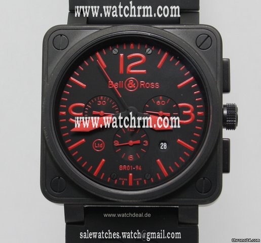 Bell & Ross Aviation BR 01-94 Red  NEU incl Mwst mit Box + Papieren