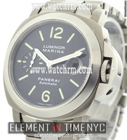 Panerai Luminor Marina Anthracite Dial On Bracelet PAM 221