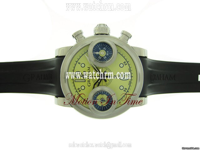 Graham SWORDFISH CHRONOGRAH S/S 46mm "YELLOW" LIMITED 100 PIECES