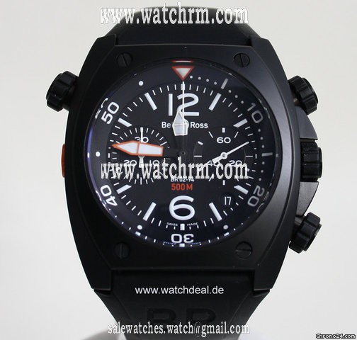 Bell & Ross BR02-94 Chronograph Carbon NEU incl MWST mit Box + Papieren