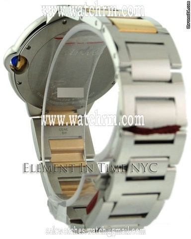 replica Cartier Ballon Bleu 42mm Steel/Gold On Bracelet Opaline Dial WATCHES 1 