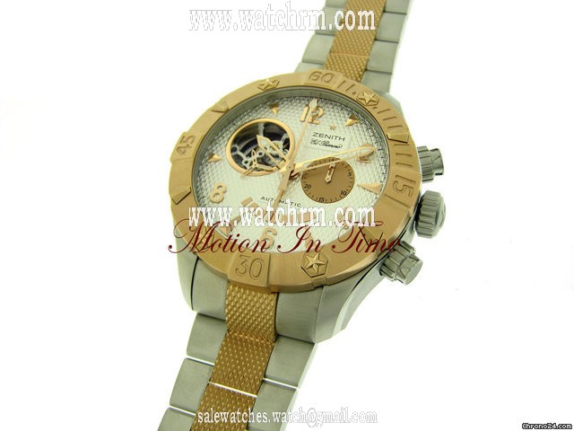 replica Zenith DEFY EXTREME CLASSIC OPEN ROSE GOLD & STAINLESS STEEL 2010 WATCHES 1 