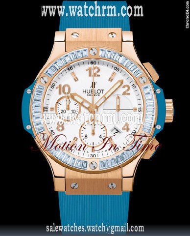 Hublot BIG BANG TUTTI FRUTTI "BLUE CARAT" ROSE GOLD BAGUETTE