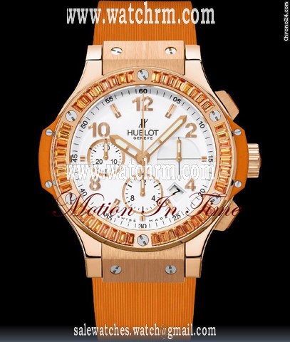 Hublot BIG BANG TUTTI FRUTTI "ORANGE CARAT" ROSE GOLD BAGUETTE NEW