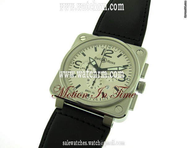 replica Bell & Ross BR01-94 STAINLESS STEEL CHRONOGRAPH AUTOMATIC NEW 2010 WATCHES 1 