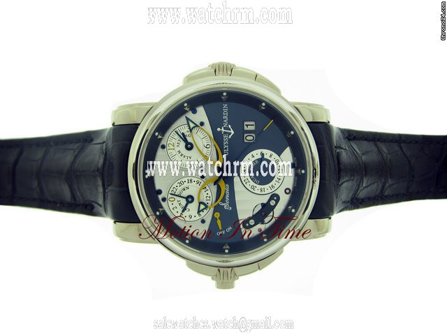 Ulysse Nardin SONATA CATHEDRAL DUAL TIME ALARM WHITE GOLD 2011 MODEL 42mm WATCHES 2