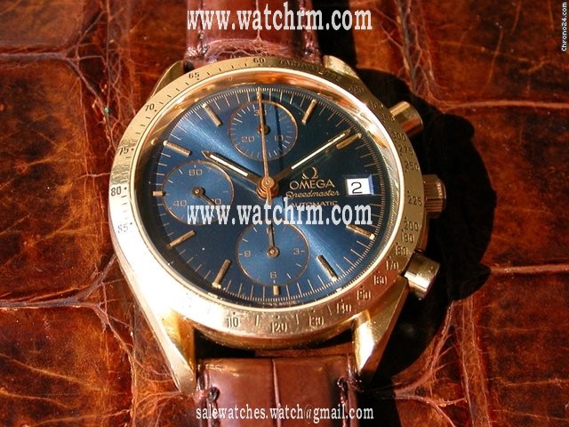 replica Omega Speedmaster Ref. 1750043/3750043 in 18k Gelbgold WATCHES 1 