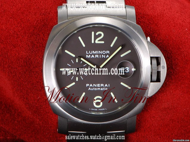 Panerai "TOBACCO DIAL" LUMINOR MARINA TITANIUM AUTOMATIC 44MM LIMITD