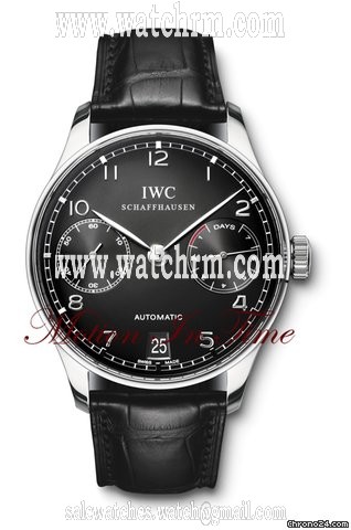 IWC PORTUGUESE 7-DAY POWER RESERVE AUTOMATIC BLACK ON BLACK