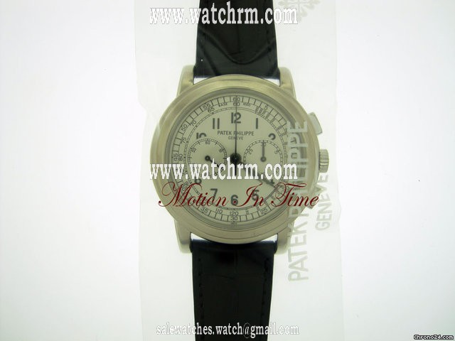 replica Patek Philippe 5070G CHRONOGRAPH FACTORY SEALED - WHITE GOLD SKELETON BACK WATCHES 1 