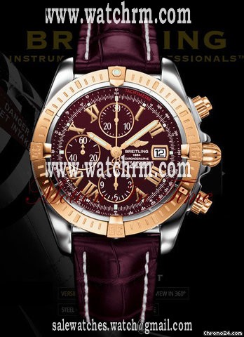 Breitling CHRONOMAT EVOLUTION ROSE GOLD & STAINLESS STEEL NEW