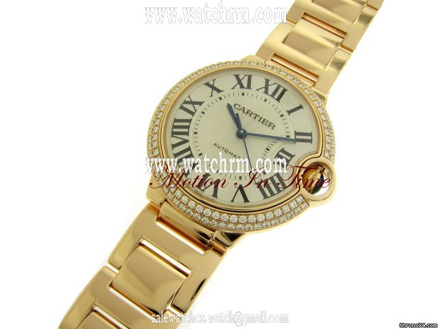 replica Cartier BALLON BLEU MEDIUM SIZE ROSE GOLD DIAMOND NEW 2011 WATCHES 1 