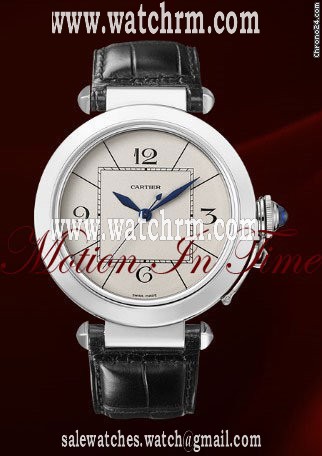 Cartier PASHA 42mm STAINLESS STEEL w/ Jaeger le-Coultre MOVEMENT NEW