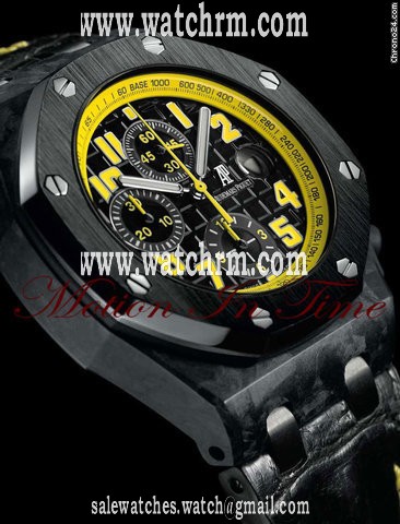 replica Audemars Piguet "BUMBLE BEE" ROYAL OAK OFFSHORE CARBON SPECIAL LIMITED ED. WATCHES 1 