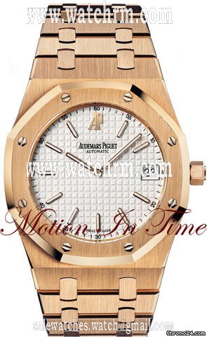 Audemars Piguet ROYAL OAK ROSE GOLD ON BRACELET AUTOMATIC~40mm SKELETON BACK