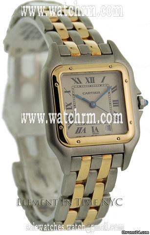 Cartier Panthere Gold/Steel 27mm Large Date W25028B6 WATCHES 2