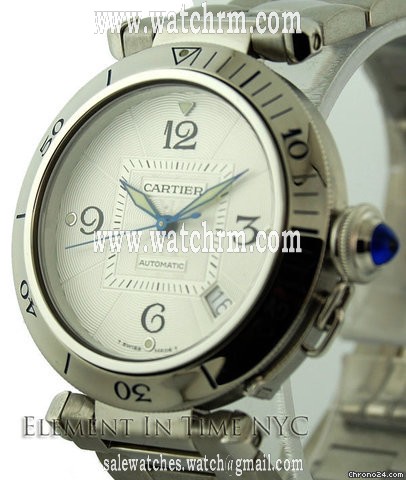 Cartier Pasha 38mm Steel On Bracelet Automatic Date