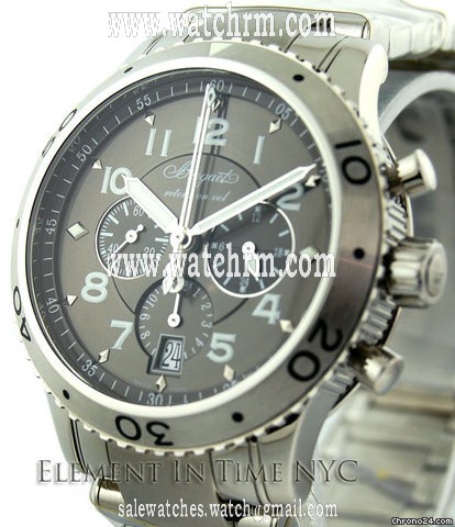 Breguet Transatlantique Type XXI Flyback Steel 3810