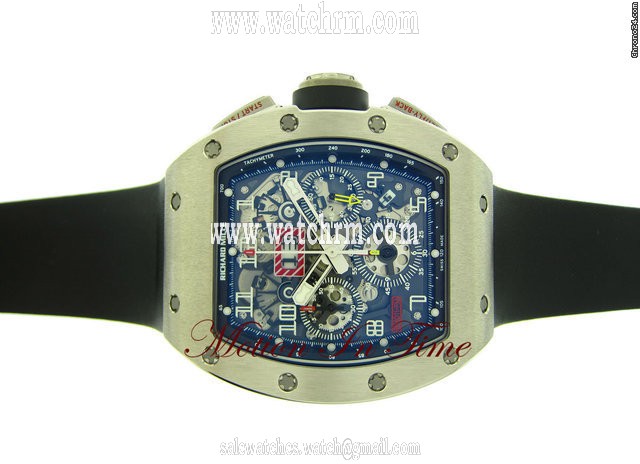 replica Richard Mille RM-11 FELIPE MASSA WHITE GOLD ANNUAL CALENDAR CHRONOGRAPH WATCHES 1 