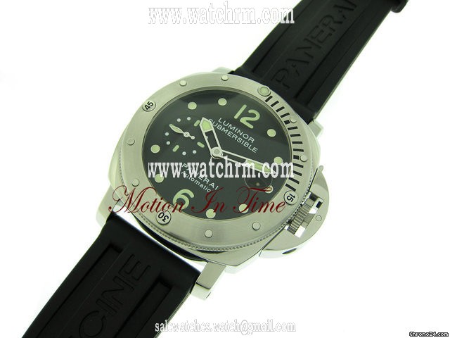 replica Panerai LUMINOR SUBMERSIBLE 300M STEEL ON RUBBER - PAM24 WATCHES 1 